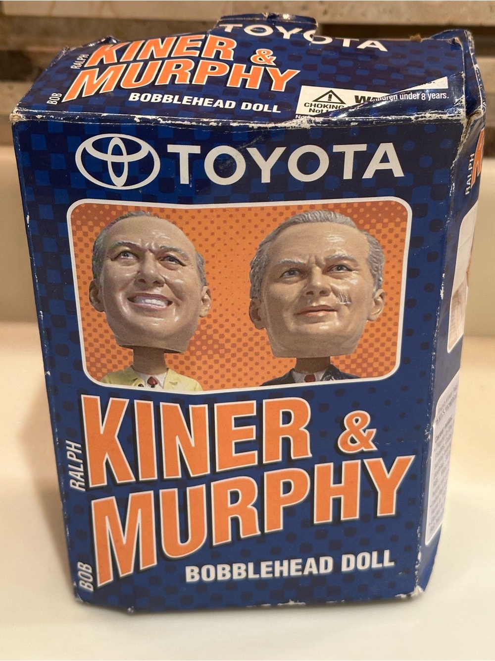 2003 New York Mets Toyota Ralph Kiner and Bob Murphy MLB Baseball Bobblehead.